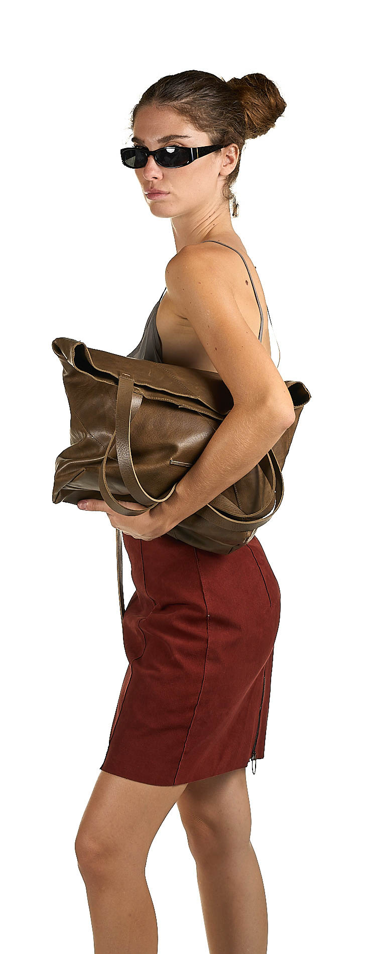 daniele basta leather and silver bags - WEARING